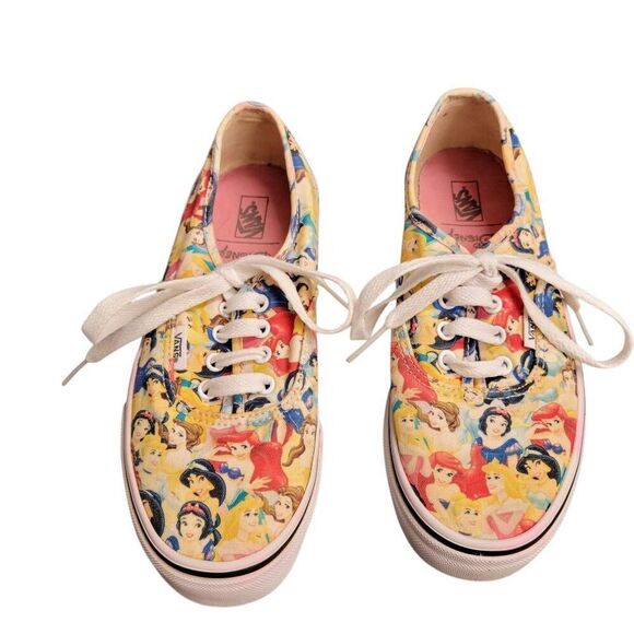 Vans Disney Princesses Snow White Little Mermaid Belle Jasmine Cinderella Shoes - Picture 9 of 12